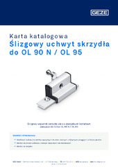 Ślizgowy uchwyt skrzydła do OL 90 N / OL 95 Karta katalogowa PL
