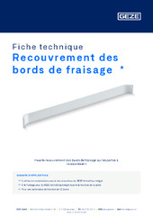 Recouvrement des bords de fraisage  * Fiche technique FR