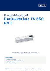 Dørlukkerhus TS 550 NV F Produktdatablad NB