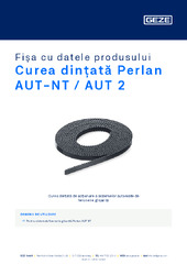 Curea dințată Perlan AUT-NT / AUT 2 Fișa cu datele produsului RO