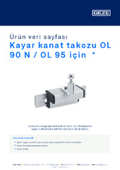 Kayar kanat takozu OL 90 N / OL 95 için  * Ürün veri sayfası TR