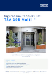 TSA 395 Multi  * Sigurnosno-tehnički list HR