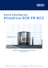 Slimdrive SCR FR RC2  * Karta katalogowa PL