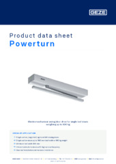 Powerturn Product data sheet EN