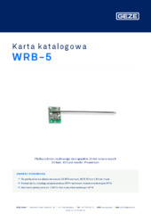 WRB-5  * Karta katalogowa PL