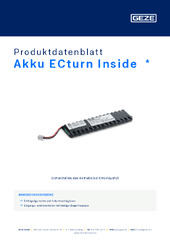 Akku ECturn Inside  * Produktdatenblatt DE