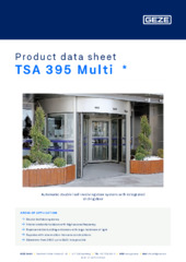 TSA 395 Multi  * Product data sheet EN