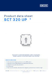 SCT 320 UP  * Product data sheet EN