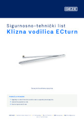 Klizna vodilica ECturn Sigurnosno-tehnički list HR