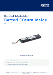 Batteri ECturn Inside  * Produktdatablad DA
