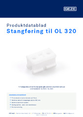 Stangføring til OL 320 Produktdatablad DA