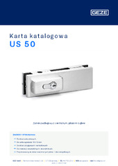 US 50 Karta katalogowa PL