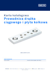 Prowadnica drążka ciągowego i płyta kołkowa Karta katalogowa PL