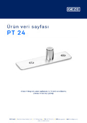 PT 24 Ürün veri sayfası TR