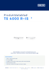 TS 4000 R-IS  * Produktdatablad NB