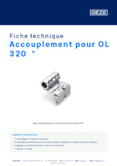 Accouplement pour OL 320  * Fiche technique FR