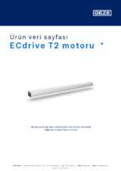 ECdrive T2 motoru  * Ürün veri sayfası TR