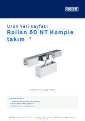 Rollan 80 NT Komple takım  * Ürün veri sayfası TR