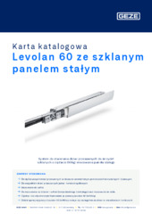 Levolan 60 ze szklanym panelem stałym Karta katalogowa PL