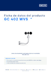 GC 402 WVS  * Ficha de datos del producto ES