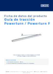 Guía de tracción Powerturn / Powerturn F Ficha de datos del producto ES