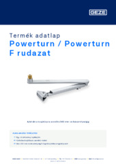Powerturn / Powerturn F rudazat Termék adatlap HU
