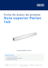 Guia superior Perlan 140 Ficha de dados de produto PT