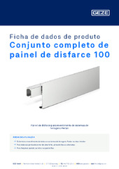 Conjunto completo de painel de disfarce 100 Ficha de dados de produto PT