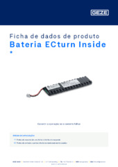 Bateria ECturn Inside  * Ficha de dados de produto PT