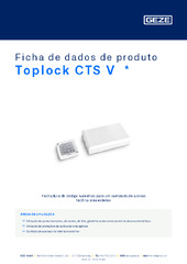 Toplock CTS V  * Ficha de dados de produto PT