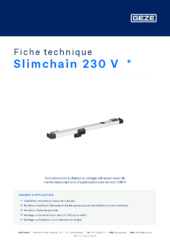Slimchain 230 V  * Fiche technique FR