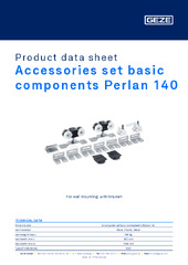Accessories set basic components Perlan 140 Product data sheet EN