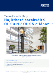 Hajlítható sarokváltó OL 90 N / OL 95 ollóhoz  * Termék adatlap HU