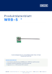 WRB-5  * Produktdatenblatt DE