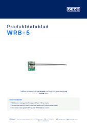 WRB-5 Produktdatablad NB