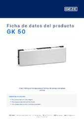 GK 50 Ficha de datos del producto ES
