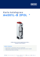 A4001L-B 2POL  * Karta katalogowa PL