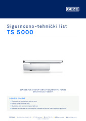 TS 5000 Sigurnosno-tehnički list HR