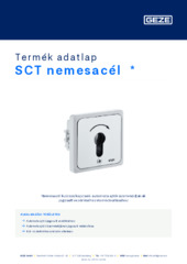 SCT nemesacél  * Termék adatlap HU