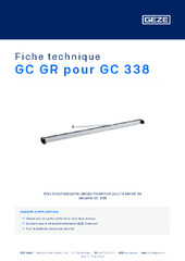 GC GR pour GC 338 Fiche technique FR