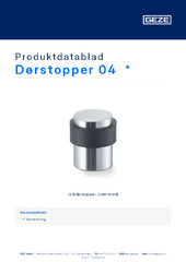 Dørstopper 04  * Produktdatablad NB