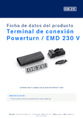 Terminal de conexión Powerturn / EMD 230 V Ficha de datos del producto ES