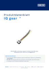 IQ gear  * Produktdatenblatt DE