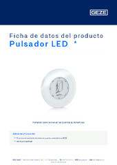 Pulsador LED  * Ficha de datos del producto ES