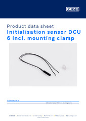 Initialisation sensor DCU 6 incl. mounting clamp Product data sheet EN