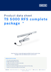 TS 5000 RFS complete package  * Product data sheet EN