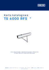 TS 4000 RFS  * Karta katalogowa PL