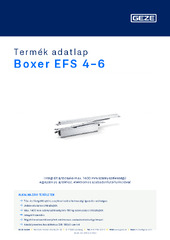 Boxer EFS 4-6 Termék adatlap HU