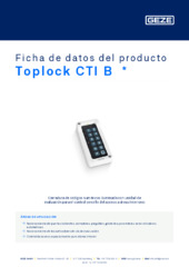 Toplock CTI B  * Ficha de datos del producto ES