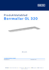 Borrmallar OL 320 Produktdatablad SV